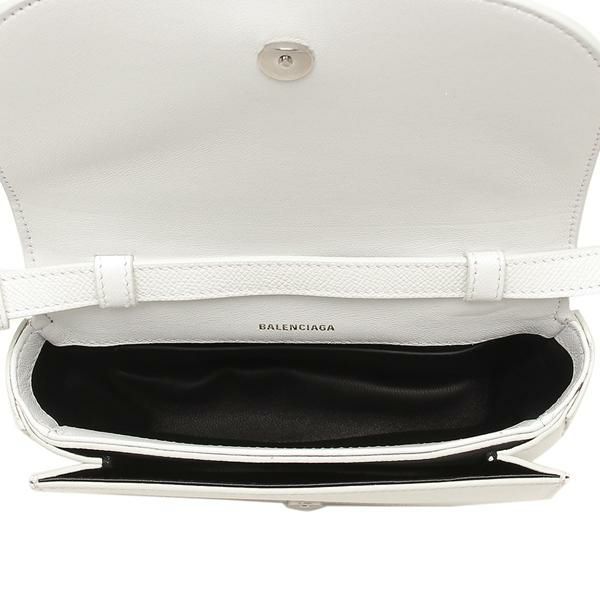 バレンシアガ バッグ BALENCIAGA 550639 0OTD3 9000 VILLE ヴィル ミニショルダー レディース ショルダーバッグ WHITE/BLACK 白 詳細画像