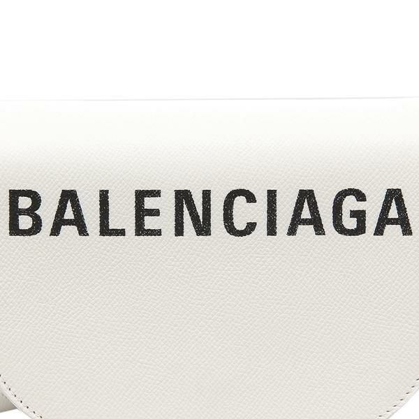 バレンシアガ バッグ BALENCIAGA 550639 0OTD3 9000 VILLE ヴィル ミニショルダー レディース ショルダーバッグ WHITE/BLACK 白 詳細画像