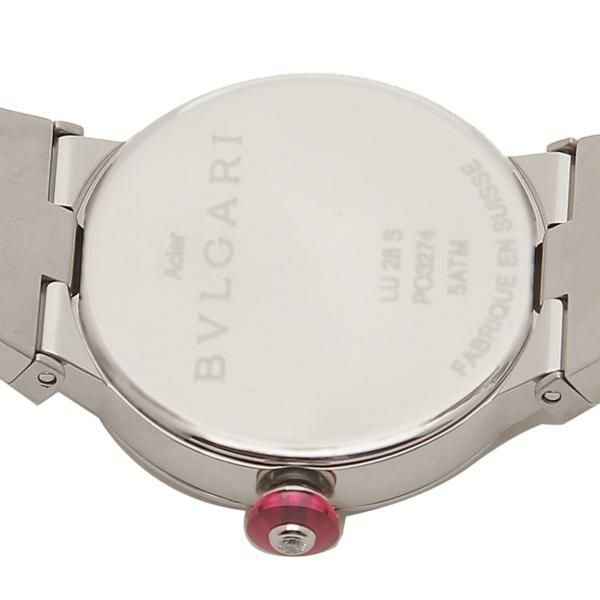 ブルガリ 時計 BVLGARI LU28BSSD ルチア 50M防水 28MM レディース腕時計ウォッチ シルバー/ブラック 詳細画像