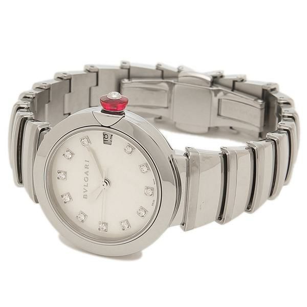 ブルガリ 時計 BVLGARI LU33WSSD/11 ルチア 33MM レディース腕時計ウォッチ ホワイト  【お取り寄せ商品】 詳細画像
