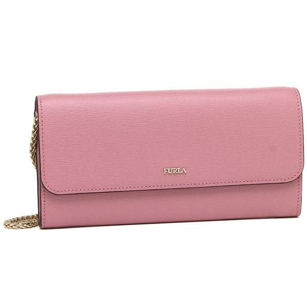 Furla Black Leather Babylon Wallet on Chain | eBay