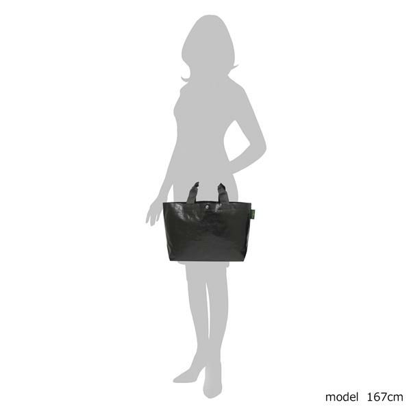 エルベシャプリエ バッグ Herve Chapelier 2012PP 0909 2012PP 0319 MARCHE BAG S レディース トートバッグ 無地 NOIR/NOIR 黒 詳細画像