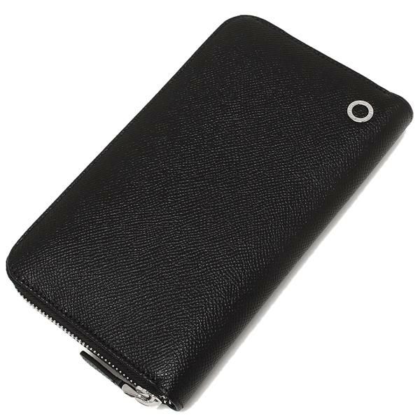 ブルガリ 財布 BVLGARI 284230 BB MAN ブルガリブルガリ BULGARI BULGARI ラウンドファスナー メンズ 長財布 無地 BLACK 黒 詳細画像