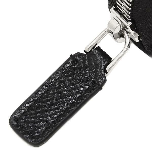ブルガリ 財布 BVLGARI 284230 BB MAN ブルガリブルガリ BULGARI BULGARI ラウンドファスナー メンズ 長財布 無地 BLACK 黒 詳細画像