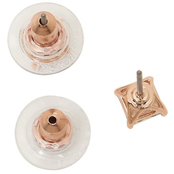 スワロフスキー ピアス アクセサリー SWAROVSKI 5509935 ATTRACT レディース ホワイト/ピンクゴールド 詳細画像