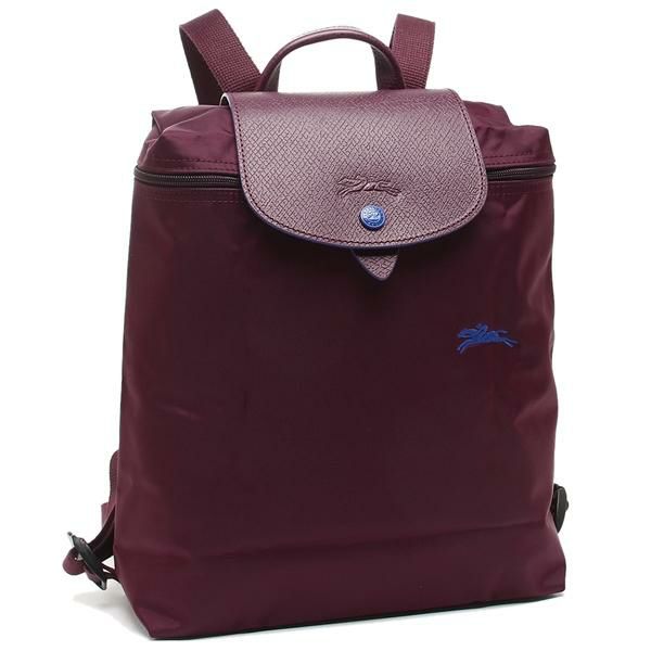 ロンシャン バッグ LONGCHAMP 1699 619 P22 LE PLIAGE CLUB BACKPACK プリアージュ クラブ レディース リュック・バックパック 無地 PLUM 紫