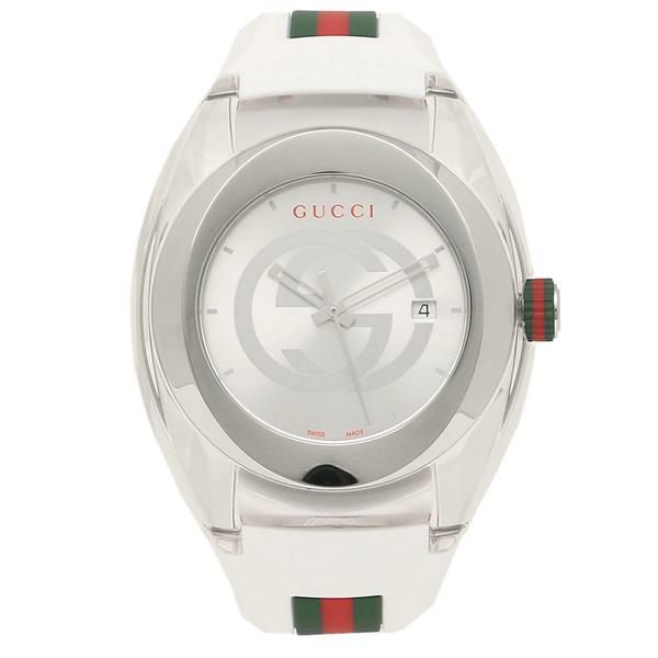 【2年保証】グッチ 時計 GUCCI YA137102 SYNC シンク 46MM レディース/メンズ 腕時計 ウォッチ ホワイト