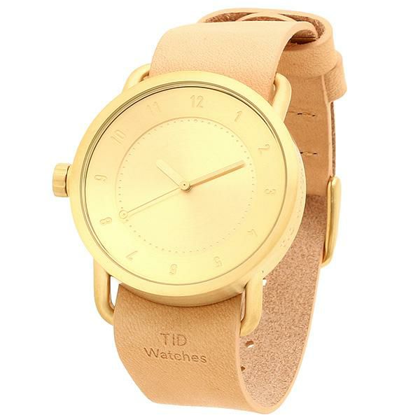 ティッドウォッチ 腕時計 メンズ/レディース TID01-GD/N ゴールド ナチュラル TID Watches 詳細画像