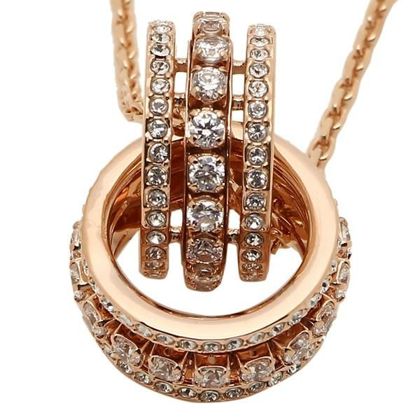 スワロフスキー ネックレス ペンダント ホワイト ローズゴールド レディース SWAROVSKI 5419853 詳細画像