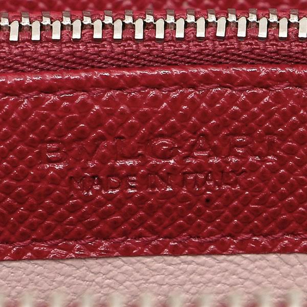 ブルガリ BVLGARI 財布 レディース 長財布 ブルガリ 財布 BVLGARI 37340 BVLGARI BVLGARI ラウンドファスナー 長財布 RUBY RED 詳細画像