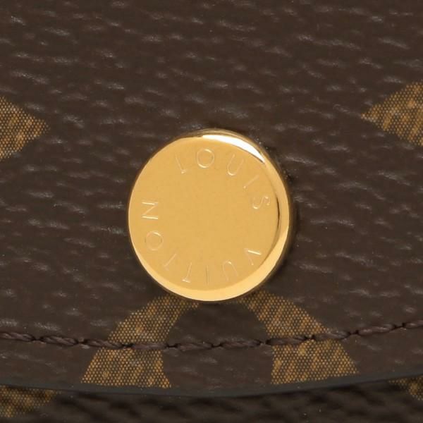 ルイヴィトン コインケース LOUIS VUITTON M41939 モノグラム ポルトモネロザリ レディース 小銭入れ 無地 フューシャ 茶色 詳細画像