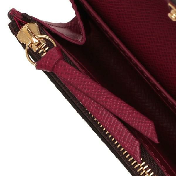 ルイヴィトン コインケース LOUIS VUITTON M41939 モノグラム ポルトモネロザリ レディース 小銭入れ 無地 フューシャ 茶色 詳細画像