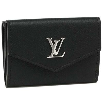 ルイヴィトン 財布 Louis Vuitton M ポルトフォイユロックミニ ミニ財布 レディース 二つ折り財布 三つ折り財布 ノワール 黒 Axes