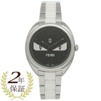 フェンディ 時計 FENDI F216031104D1 MOMENTO BUGS モメント バグズ クォーツ レディース メンズ 腕時計ウォッチ シルバー/ブラック