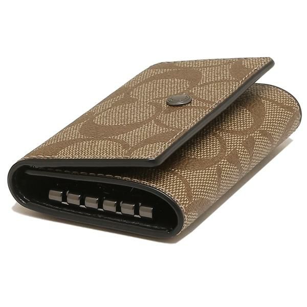 コーチ 小物 COACH F78675 QBTN2 ファイブリング キーケース キーケース タン 詳細画像