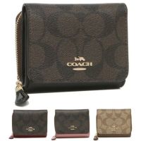 コーチ 三つ折り財布 シグネチャー ミニ財布 レディース COACH F41302 91611