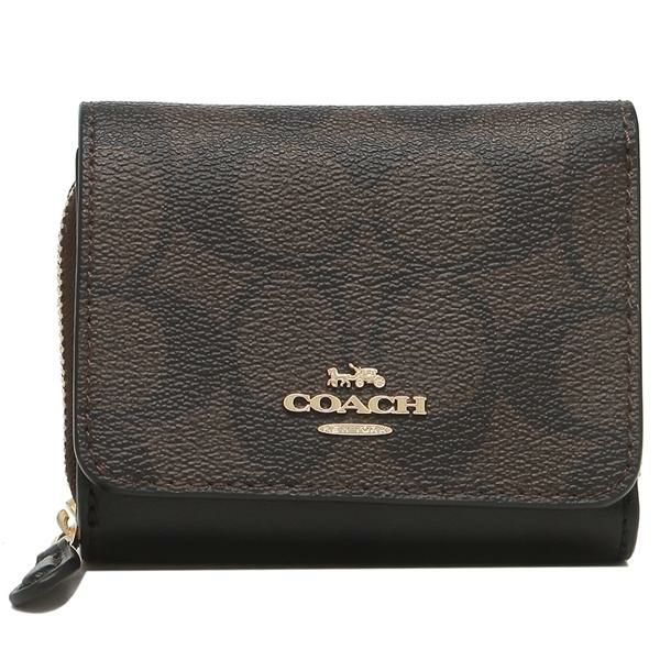 コーチ 三つ折り財布 シグネチャー ミニ財布 レディース COACH F41302 91611 | AXES