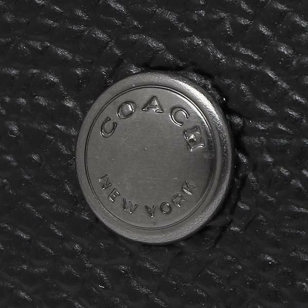 コーチ キーケース COACH F73992 QBBK ファイブ リング キー ケース 無地 ブラック 黒 詳細画像