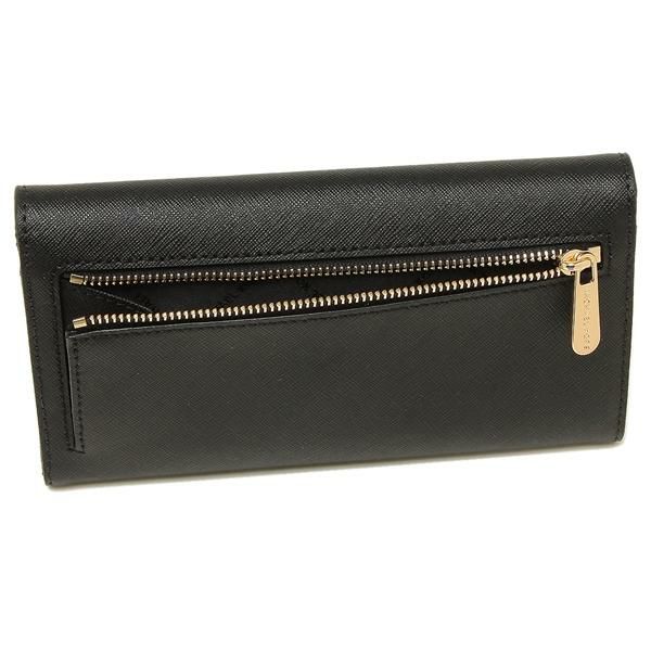 マイケルコース 財布 MICHAEL KORS 35S8GTVF7L レディース 長財布 無地 BLACK 黒 詳細画像