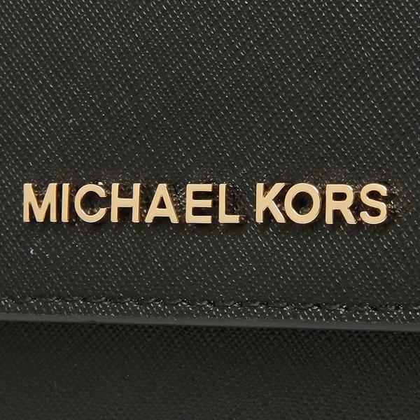 マイケルコース 財布 MICHAEL KORS 35S8GTVF7L レディース 長財布 無地 BLACK 黒 詳細画像