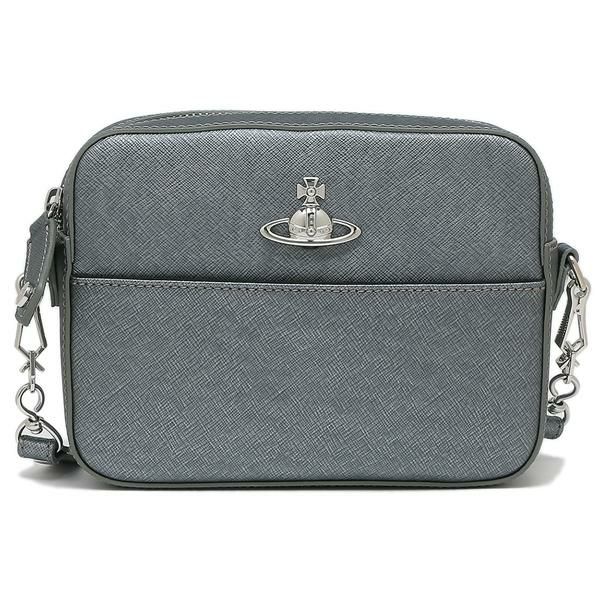 ヴィヴィアンウエストウッド バッグ VIVIENNE WESTWOOD 43030064 41214 P401 SAFFIANO CAMERA BAG カメラバッグ ミニバッグ レディース ショルダーバッグ 無地 ANTHRACITE 詳細画像