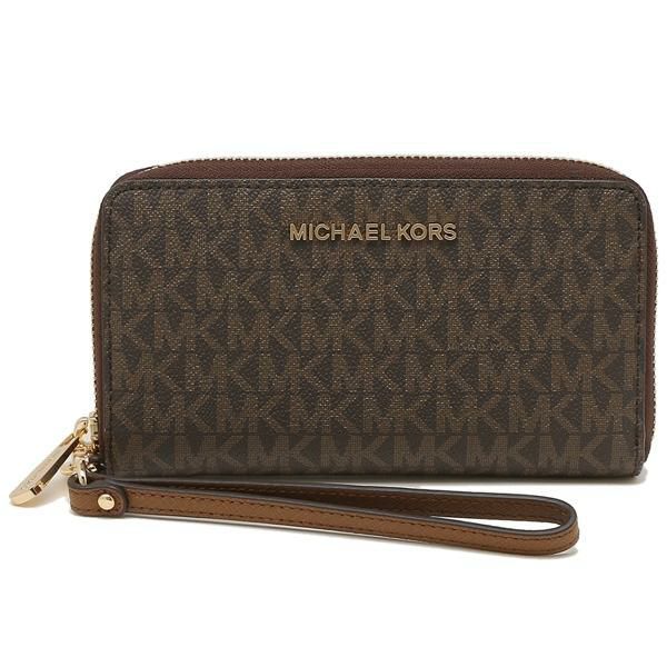 マイケルコース 財布 MICHAEL KORS 35F8GTVW9B レディース BROWN 茶色 詳細画像