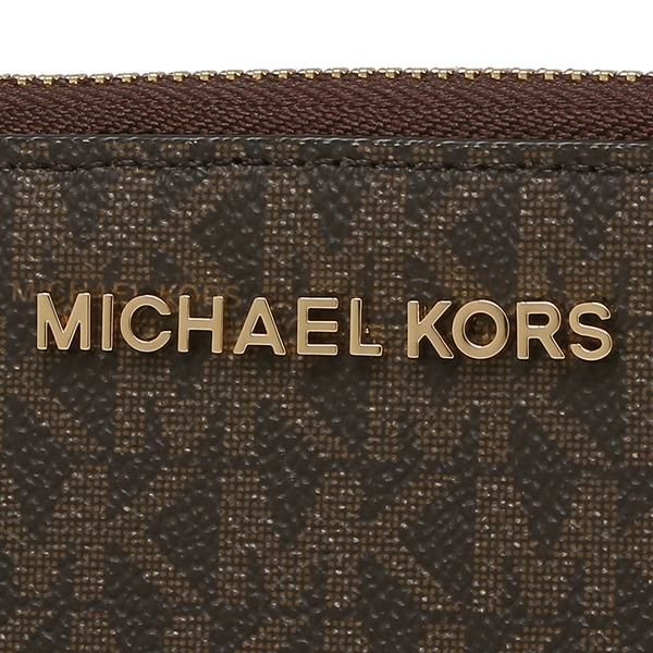 マイケルコース 財布 MICHAEL KORS 35F8GTVW9B レディース BROWN 茶色 詳細画像