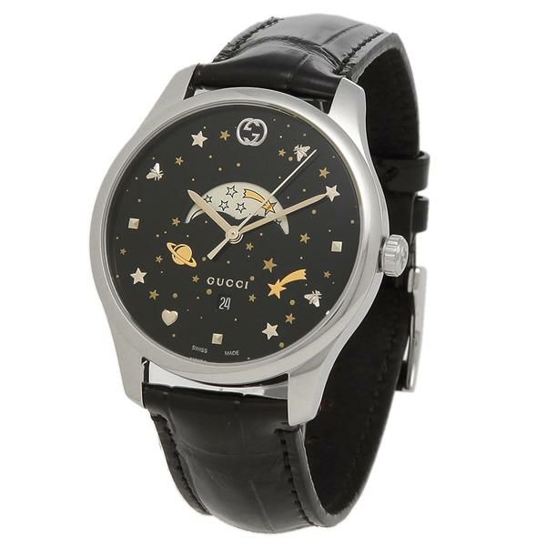 グッチ 時計 GUCCI YA126327 GーTIMELESS Gータイムレス 40MM クオーツ メンズ腕時計 ウォッチ ブラック 詳細画像