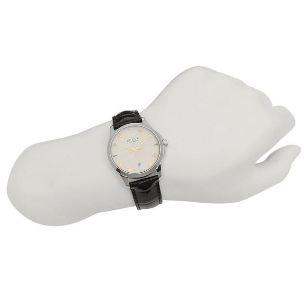 グッチ 時計 GUCCI YA126468 GーTIMELESS Gータイムレス 38MM クオーツ メンズ腕時計 ウォッチ ブラック 【お取り寄せ商品】 詳細画像