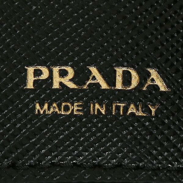 プラダ 財布 PRADA 1MH021 QHH F0002 SAFFIANO TRIANGOLO レディース 三折り財布 無地 NERO 黒 詳細画像