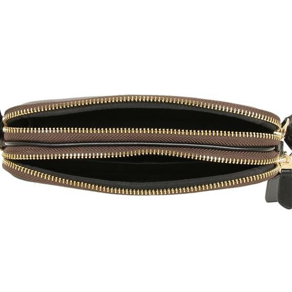 コーチ バッグ COACH F77996 IMAA8 クロスボディ ポーチ シグネチャーキャンバス レディース ショルダーバッグ ブラウン/ブラック 茶色 詳細画像