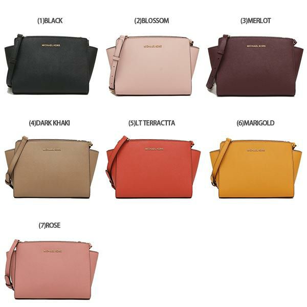 マイケルコース バッグ MICHAEL KORS 35H8GLMM6L SELMA MD MESSENGER レディース ショルダーバッグ 無地 詳細画像