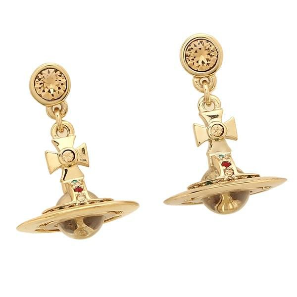 ヴィヴィアンウエストウッド ピアス アクセサリー VIVIENNE WESTWOOD 62020032 R001 プチオーブ NEW PETITE ORB レディース ゴールド
