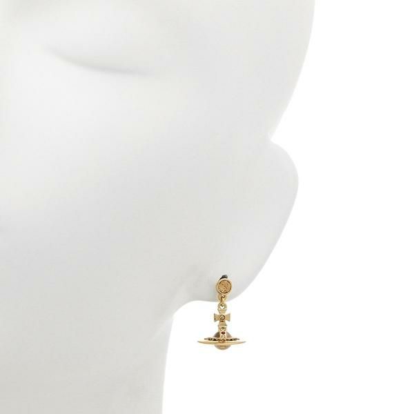 ヴィヴィアンウエストウッド ピアス アクセサリー VIVIENNE WESTWOOD 62020032 R001 プチオーブ NEW PETITE ORB レディース ゴールド 詳細画像