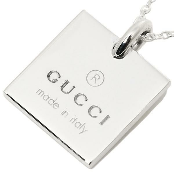 グッチ GUCCI 223869 J8400 8106 スクエアタグ ネックレス/ペンダント シルバー アクセサリー 詳細画像