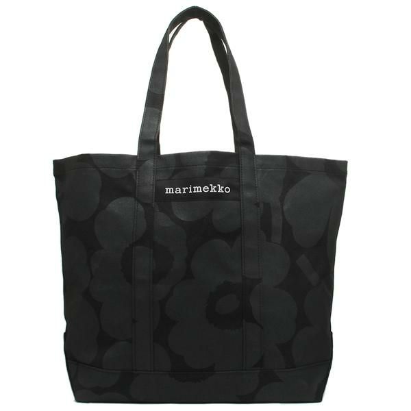 マリメッコ バッグ MARIMEKKO 047587 999 PERUSKASSI WX PIENI UNIKKO ペルスカッシ ピエニ ウニッコ レディース トートバッグ BLACK/BLACK 黒 詳細画像