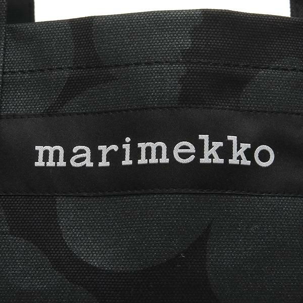 マリメッコ バッグ MARIMEKKO 047587 999 PERUSKASSI WX PIENI UNIKKO ペルスカッシ ピエニ ウニッコ レディース トートバッグ BLACK/BLACK 黒 詳細画像