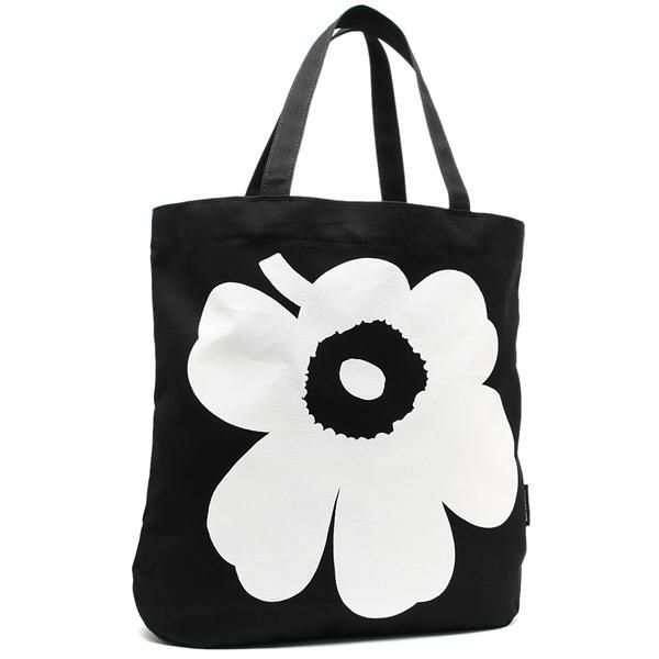 マリメッコ バッグ MARIMEKKO 047931 910 TORNA WX UNIKKO ウニッコ レディース トートバッグ BLACK/WHITE 黒 A4対応