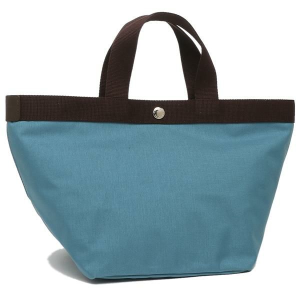 エルベシャプリエ バッグ Herve Chapelier 707C 0669 CORDURA M TOTE BAG コーデュラ舟型トート M レディース トートバッグ 無地 DENIM/MOKA 青 ネイビー