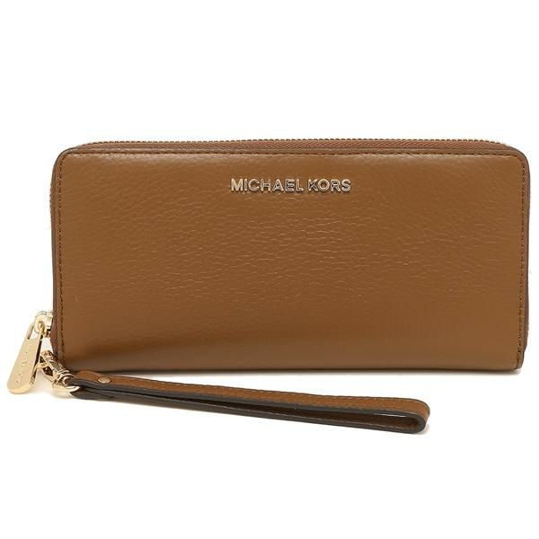 マイケルコース 財布 MICHAEL KORS 35T7GTVE7L JET SET TRAVEL TRAVEL CONTINENTAL レディース 長財布 無地 LUGGAGE 茶色 詳細画像