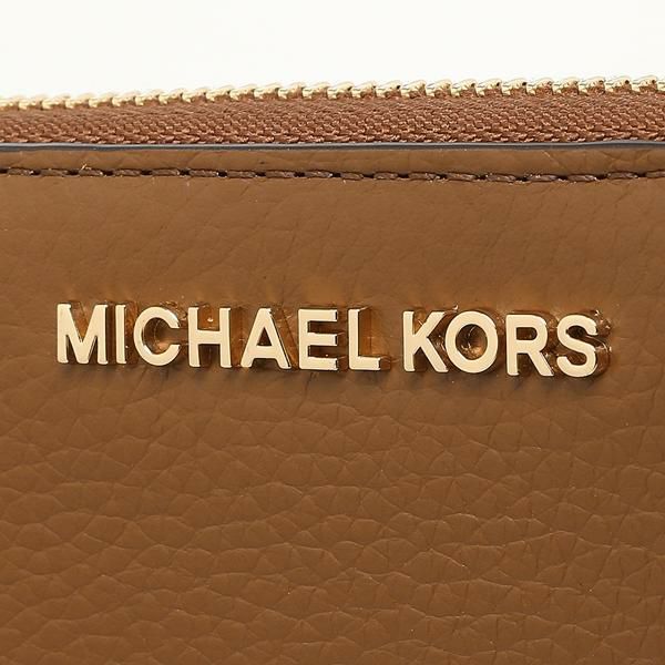 マイケルコース 財布 MICHAEL KORS 35T7GTVE7L JET SET TRAVEL TRAVEL CONTINENTAL レディース 長財布 無地 LUGGAGE 茶色 詳細画像