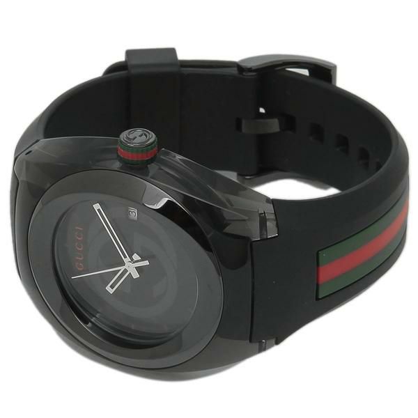グッチ GUCCI 腕時計 メンズ SYNC ブラック YA137107A - 4