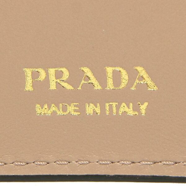 プラダ 三つ折り財布 サフィアーノ ミニ財布 リボン レディース PRADA 1MH021 2B7S 詳細画像