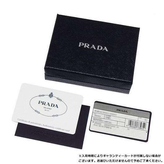 プラダ 三つ折り財布 サフィアーノ ミニ財布 リボン レディース PRADA 1MH021 2B7S 詳細画像