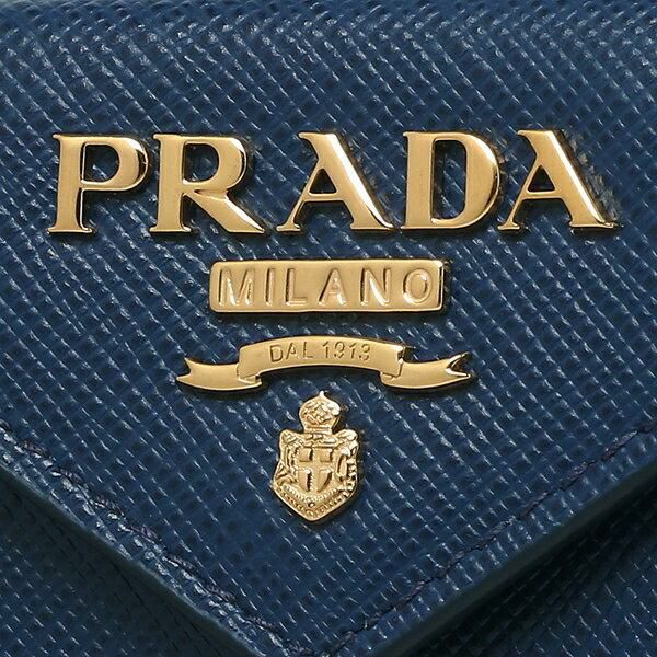 プラダ 三つ折り財布 サフィアーノ ミニ財布 レディース PRADA 1MH021 QWA 詳細画像