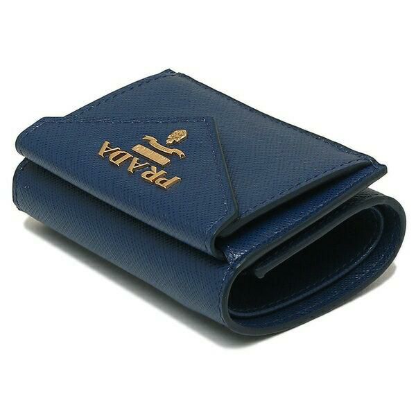 プラダ 三つ折り財布 サフィアーノ ミニ財布 レディース PRADA 1MH021 QWA 詳細画像