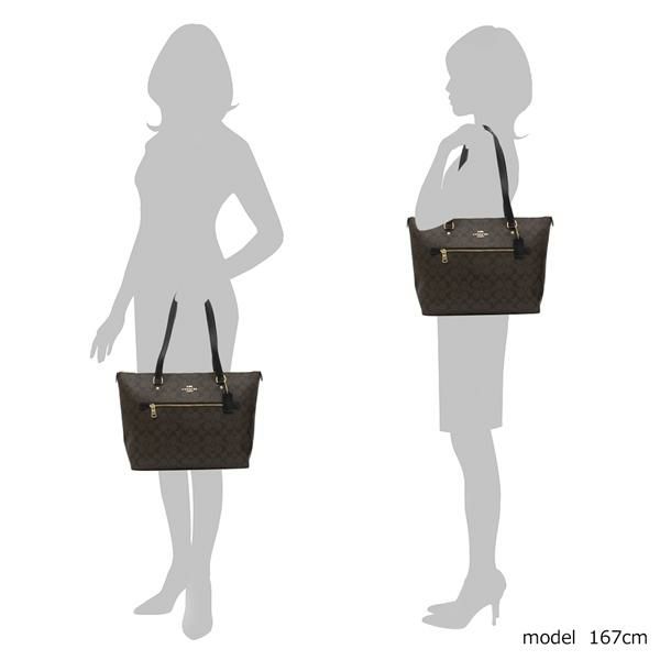 コーチ トートバッグ シグネチャー ブラウン レディース COACH