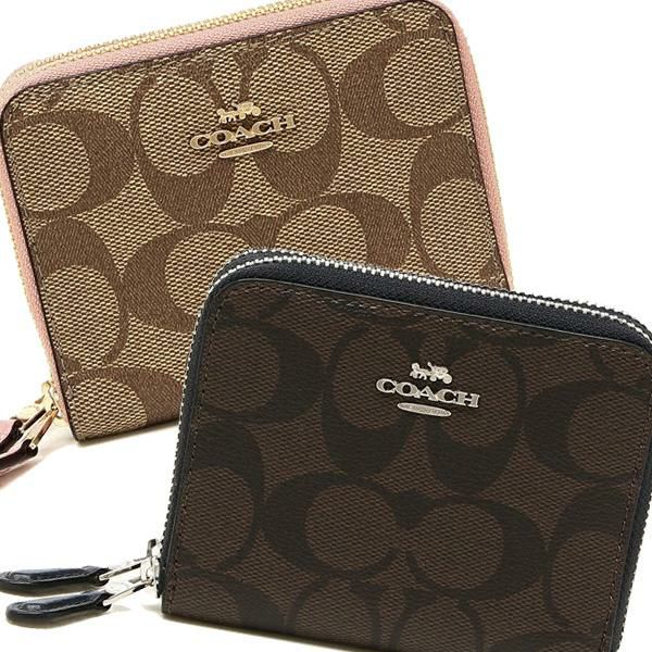 コーチ 二つ折り財布 シグネチャー ミニ財布 レディース COACH F78079