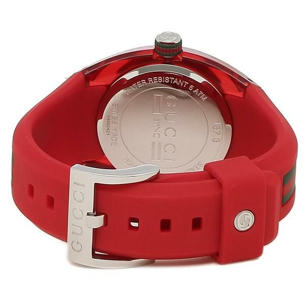 グッチ 時計 メンズ レディース シンク 36MM クォーツ レッド レッド GUCCI YA137303 詳細画像