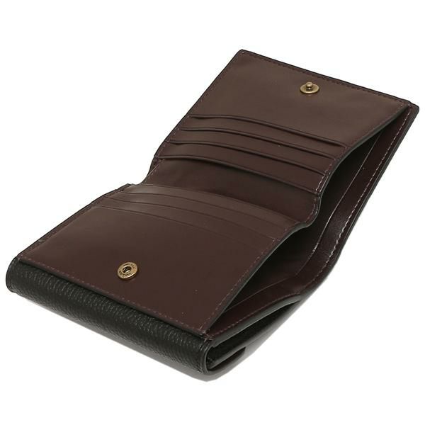 コーチ 財布 COACH 76527 B4BK タビー スモール ウォレット レディース 二つ折り財布 無地 ブラック 黒 詳細画像